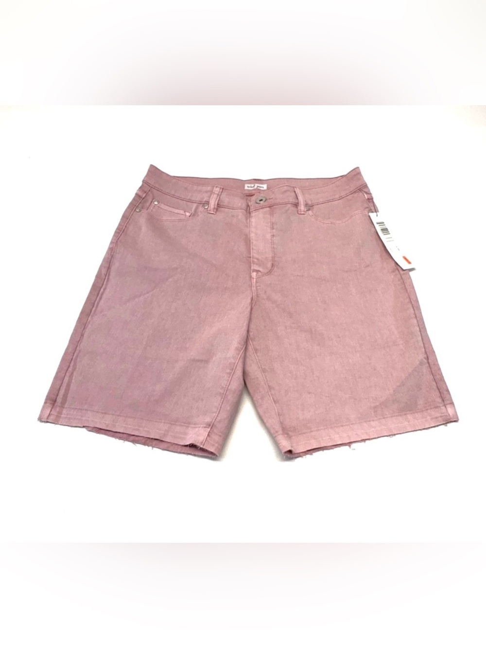 Tribal Jeans Size 12 New With Tags Bermuda Shorts Lotus Pink NWT